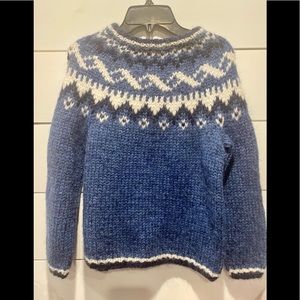 Wool  handknitting association of Iceland sweater